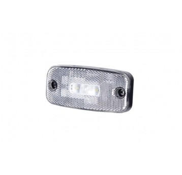 LAMPA OBRYS Z ODBL. DIODOWA BIAŁA 12/24V KAB.0,5M