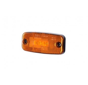 LAMPA OBRYS Z ODBL. DIODOWA ŻÓŁTA 12/24V