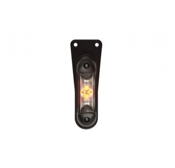 LAMPA OBRYSOWA BIAŁO-POMARAŃ-CZERW WISZĄCA