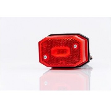 LAMPA OBRYSOWA LED CZERWONA Z ODBLASKIEM FT-001 C