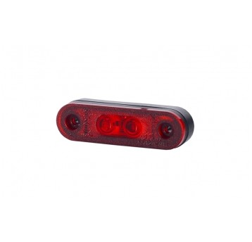 LAMPA POZ LED PRZEDNIA CZERWONA 12/24V