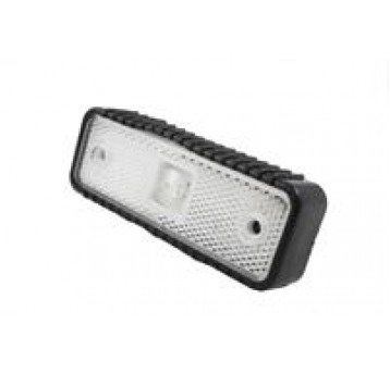 LAMPA POZYCYJNA Z ODBL BIAŁA DIOD 12/24V