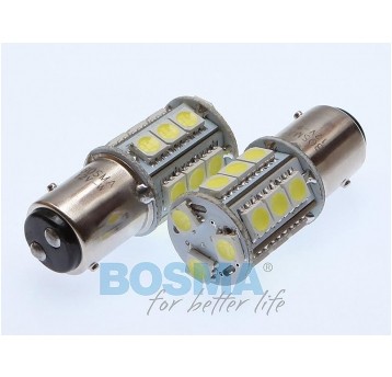 LED 12V 18XSMD BAY15D BIAŁA 2SZT