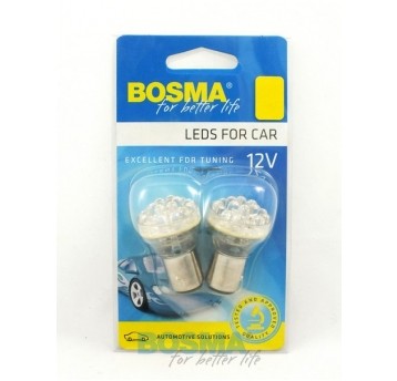 LED 12V 24LED BAY15D ŻÓŁTA