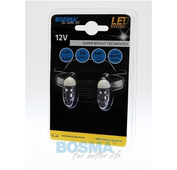 LED 12V 2XLED SMD T10 BIAŁA 2SZT