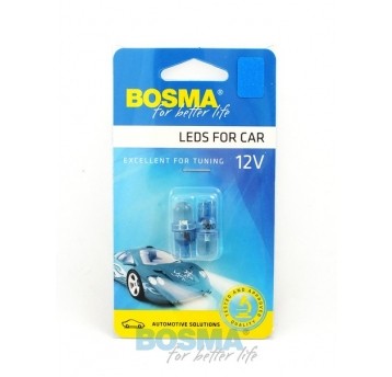 LED 12V 5W BC T10 NIEBIESKA