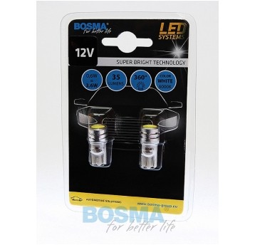 LED 12V 5W T10 SMD 1 LED BIAŁA 2SZT
