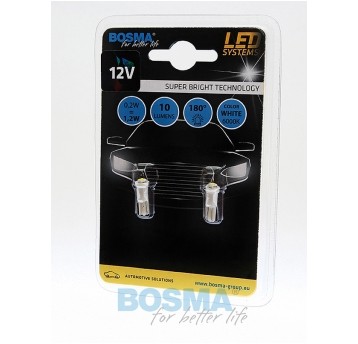 LED 12V T05 1,2W SMD 1 LED BIAŁA 2SZT