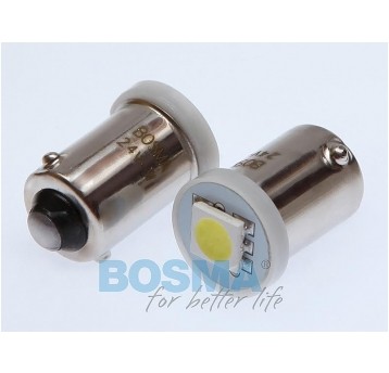 LED 24V 1XSMD BA9S BIAŁA 2SZT