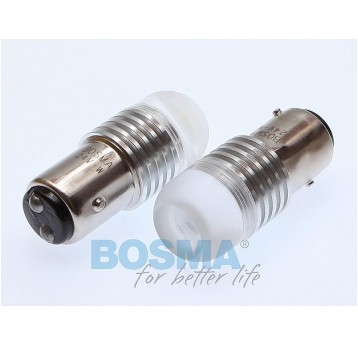 LED 24V 1XSMD MEGA LED BAY15D BIAŁA 2SZT