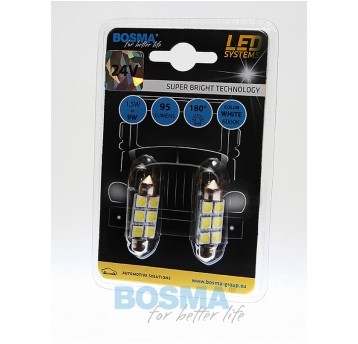 LED 24V SMD RURKA 10X36 6XLED BIAŁA 2SZT