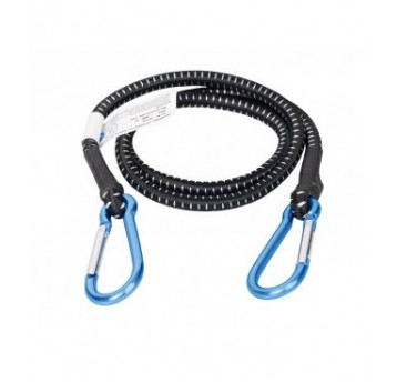 LINKA ELASTYCZNA 100CM Z KARABINKAMI