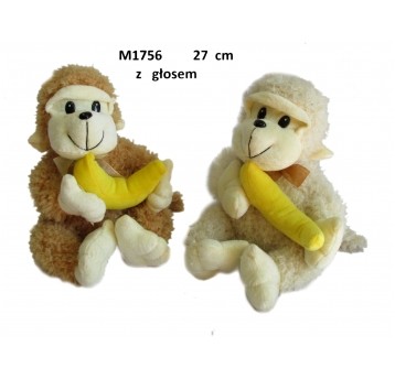 MAŁPA Z GŁOSEM 27CM