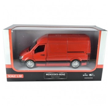 MERCEDES BENZ SPRINTER 1:32 CZERWONY
