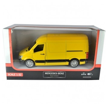 MERCEDES BENZ SPRINTER 1:32 ŻÓŁTY