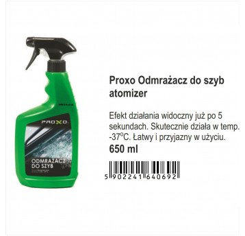 ODMRAŻACZ DO SZYB 750ML PROXO