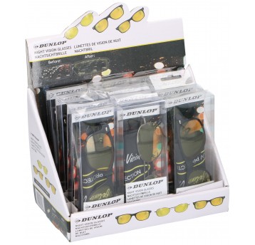 OKULARY DUNLOP ŻÓŁTE