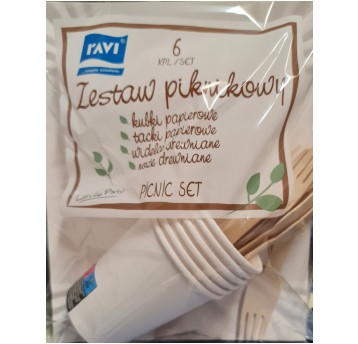 PIKNIK ZESTAW GRILL EKO 6 KPL. RAVI