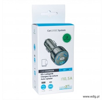 PORT 1 X USB 2 X TYP C 10,5A 30W