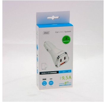PORT 1 X USB 2 X TYP C 9,5A 20+25W QC3.0