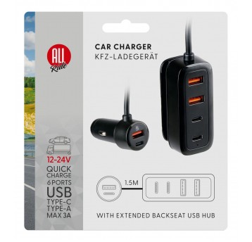 PORT 3 X USB 3 X TYP C 12/24V 20W (24)