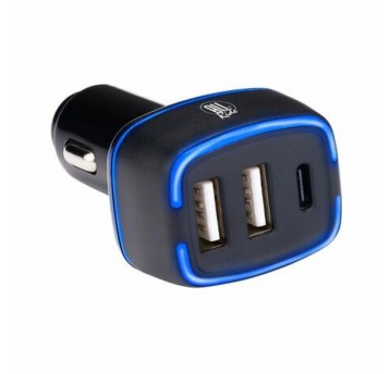 PORT SAM 2 X USB A + TYP C 4,8A PD 18W