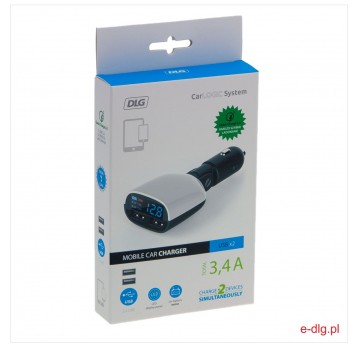 PORT/WSKAŹNIK 3.4A SUPER FAST LED DISPLAY