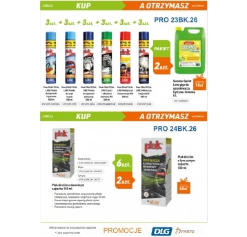 PPL 6 PRODUKTÓW PO 3szt+ 2szt PŁYN LETNI X2 GRATIS