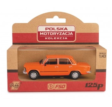 PRL FIAT 125p MR POMARAŃCZOWY