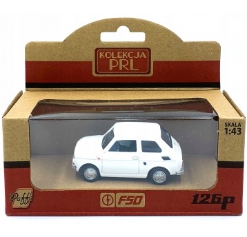 PRL FIAT 126P BIAŁY