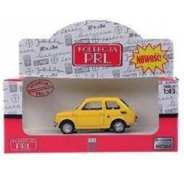 PRL FIAT 126P ŻÓŁTY