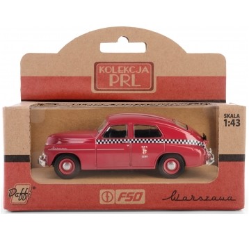 PRL WARSZAWA TAXI CZERWONA