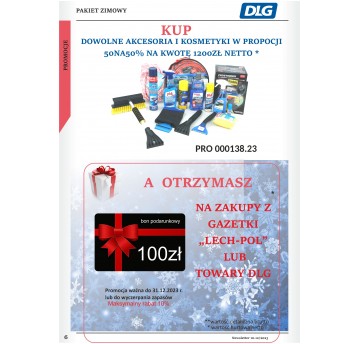 PROMOCJA PAKIET ZIMA ZA 1200zł + BON ZA 100zł