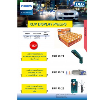 PROMOCJA PHILIPS H7 20SZT+H4 10SZT LAMPA GRATIS
