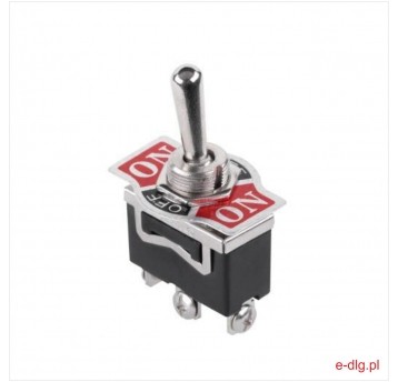 PRZEŁĄCZNIK METAL ON-OFF-ON 10A 125VAC / 6A 250VAC