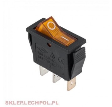 PRZEŁĄCZNIK ŻÓŁTY IRS-101-1B(10)9013Ż