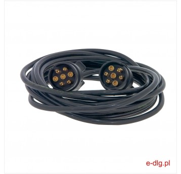 PRZEWÓD ELEKTR 6MB 7 ŻYŁ WTYCZKA + WTYCZKA