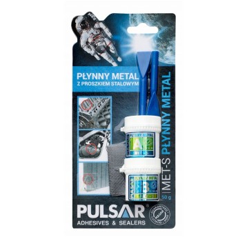 PULSAR PŁYNNY METAL Z PROSZKIEM STALOWYM 50G