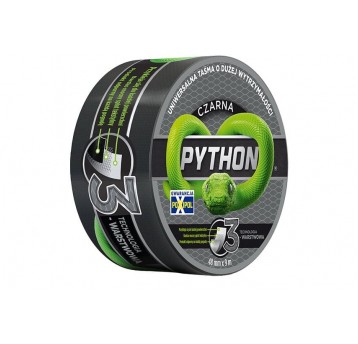 PYTHON TAŚMA NAPRAWCZA CZARNA 48mmX25M (18)