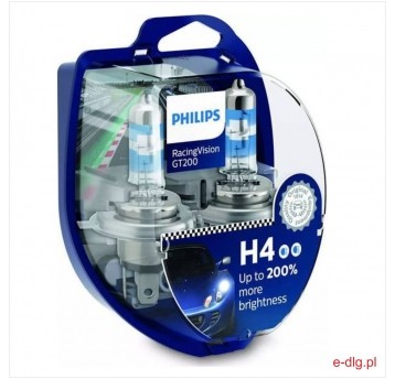 RACING VISION H4 60/55W +200% 12V PHILIPS KPL.