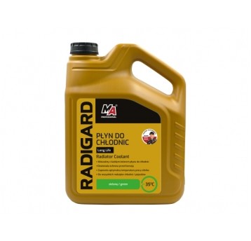 RADIGARD 5L ZIELONY PŁYN DO CHŁODNIC LONG LIFE