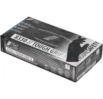 RĘKAWICE NITRAX GRIP M" CZARNE