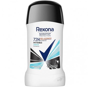 REXONA DEO STICK 50ML INVISIBLE AQUA