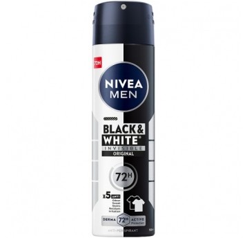 SPRAY NIVEA MEN BLACK & WHITE 150ML (6)