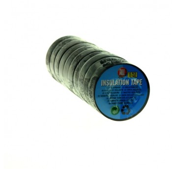 TAŚMA IZOLACYJNA CZARNA 10 SZT. 18MM KINZO(10)