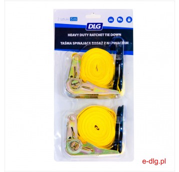 TAŚMA SPINAJĄCA BAGAŻ 2szt X 5M Z NAPINACZEM