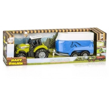 TRAKTOR Z PRZYCZEPĄ DLA KONI