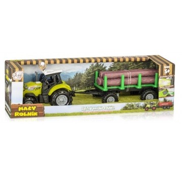 TRAKTOR Z PRZYCZEPĄ DO DREWNA / 550-10P