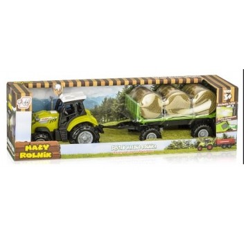 TRAKTOR Z PRZYCZEPĄ NA BALOTY / 550-9P