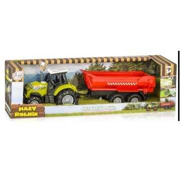 TRAKTOR Z PRZYCZEPĄ WYWROTKĄ / 550-5P